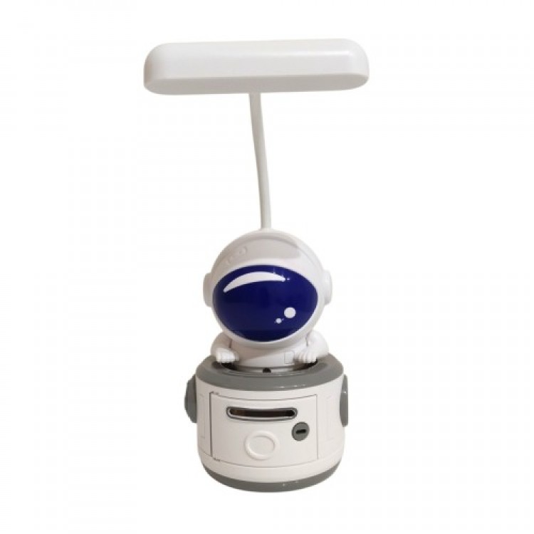 Astronaut-Shaped Rechargeable Piggy Bank Desk Lamp