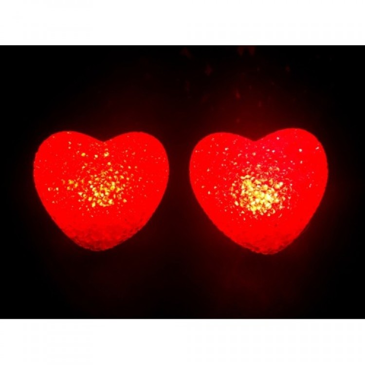 LED Red Heart Night Light