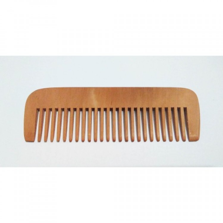 Wooden Comb with Wide Teeth, Pack of 12