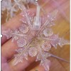Snow 4m 96 LED 19 Eaves 40-50-60cm Daylight snowflake size: 7cm