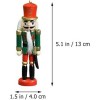 LEAD SOLDIER WOODEN DECORATIVE ITEM (SET OF 6, 13CM)