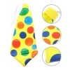 Clown Tie with Elastic Wide Cut