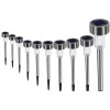 Metal Body Solar Garden Lamp, Set of 10