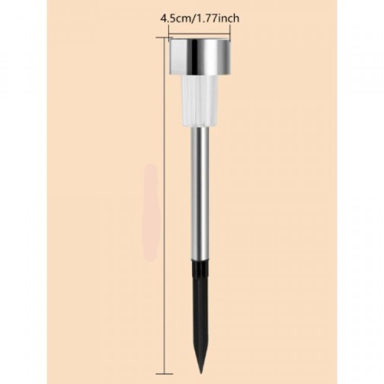 Metal Body Solar Garden Lamp, Set of 10