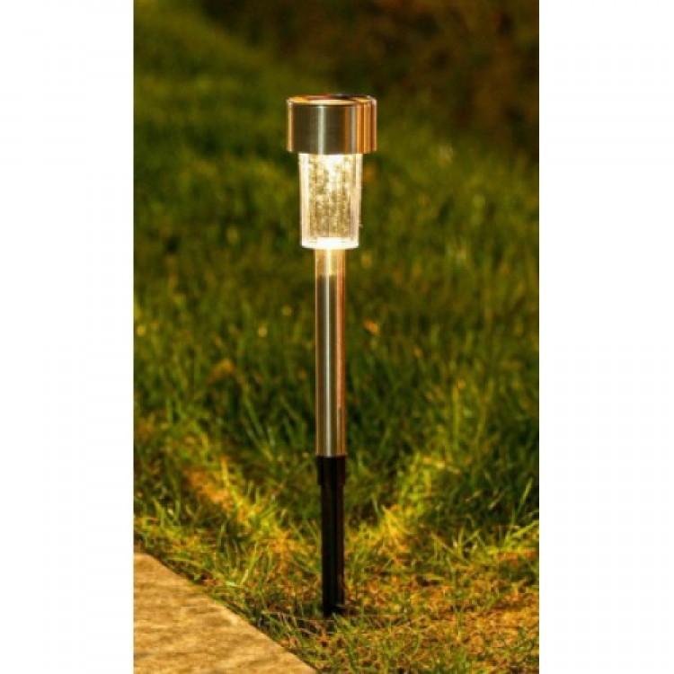 Metal Body Solar Garden Lamp, Set of 10
