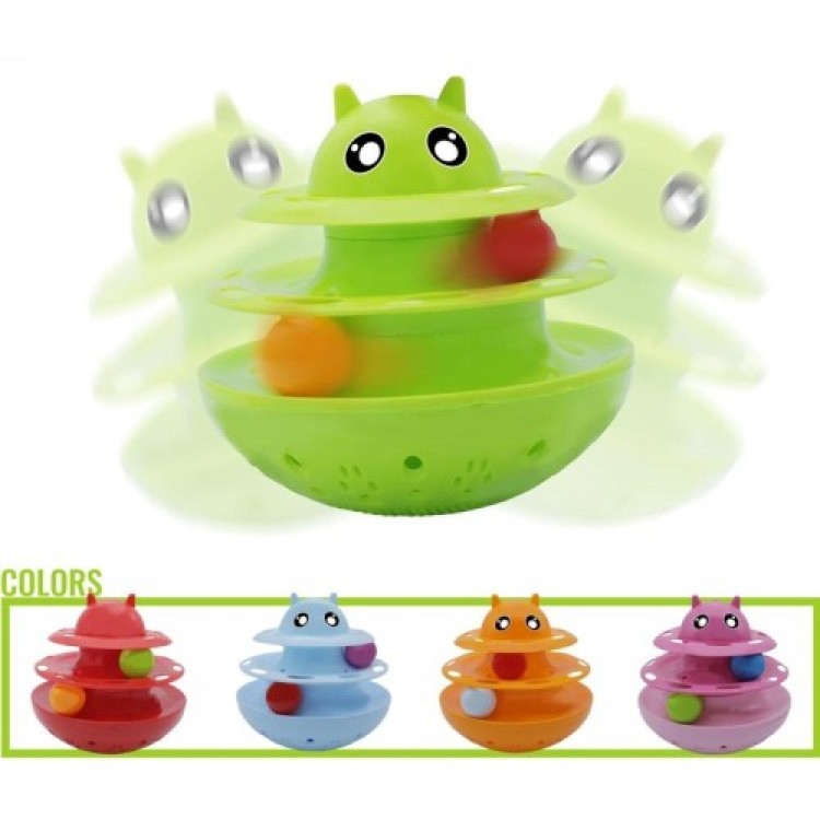 Nunbell Mama Treat Dispenser Non-Rolling Cat Dog Toy