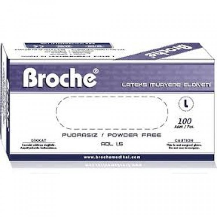 POWDER-FREE EXAMINATION GLOVES, LARGE