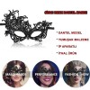 Black Lace Cut Lace Embroidered Ball Party Mask No. 1