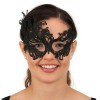 Black Lace Cut Lace Embroidered Ball Party Mask No. 1
