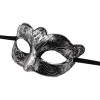 Masked Ball Antique Gray Silver Distressed Mask Ball Venice