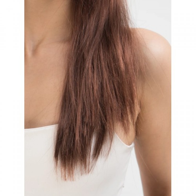 Coffee Brown Long Straight Party Wig - Long Brown Wig