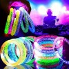 LED Light-Up Battery-Operated Colorful Bracelet Light-Up Bracelet Mixed Colors 1 Piece
