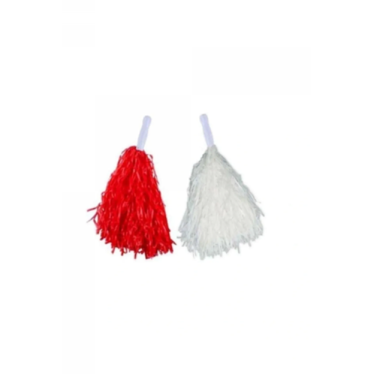 RED AND WHITE SHOW PONPON