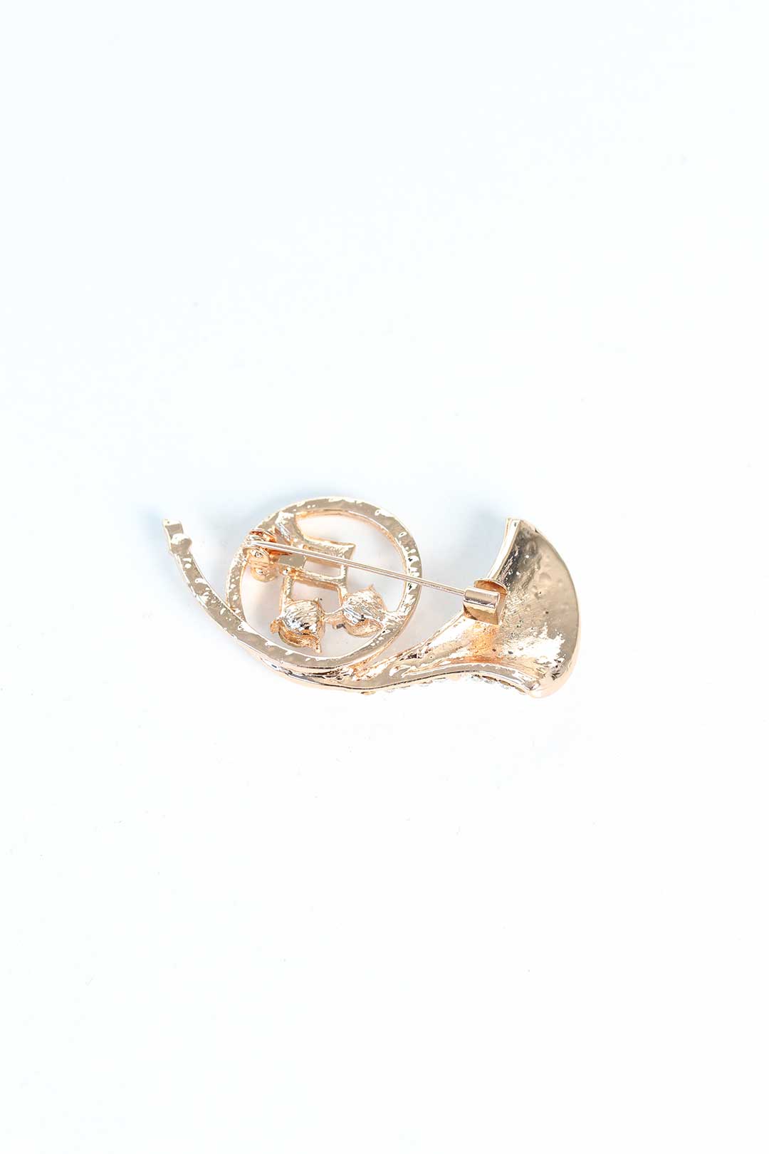 Zirkon Taşlı Metal Broş - TJ-BRS287