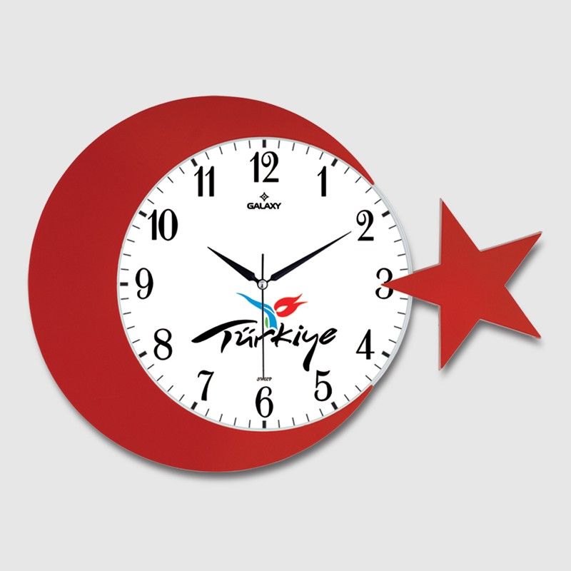 Ay Yildiz Duvar Saati 134-4